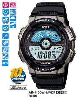 CASIO EFV-620D-1A2VUDF 1 AE 1100W 1AVDF 5128 1